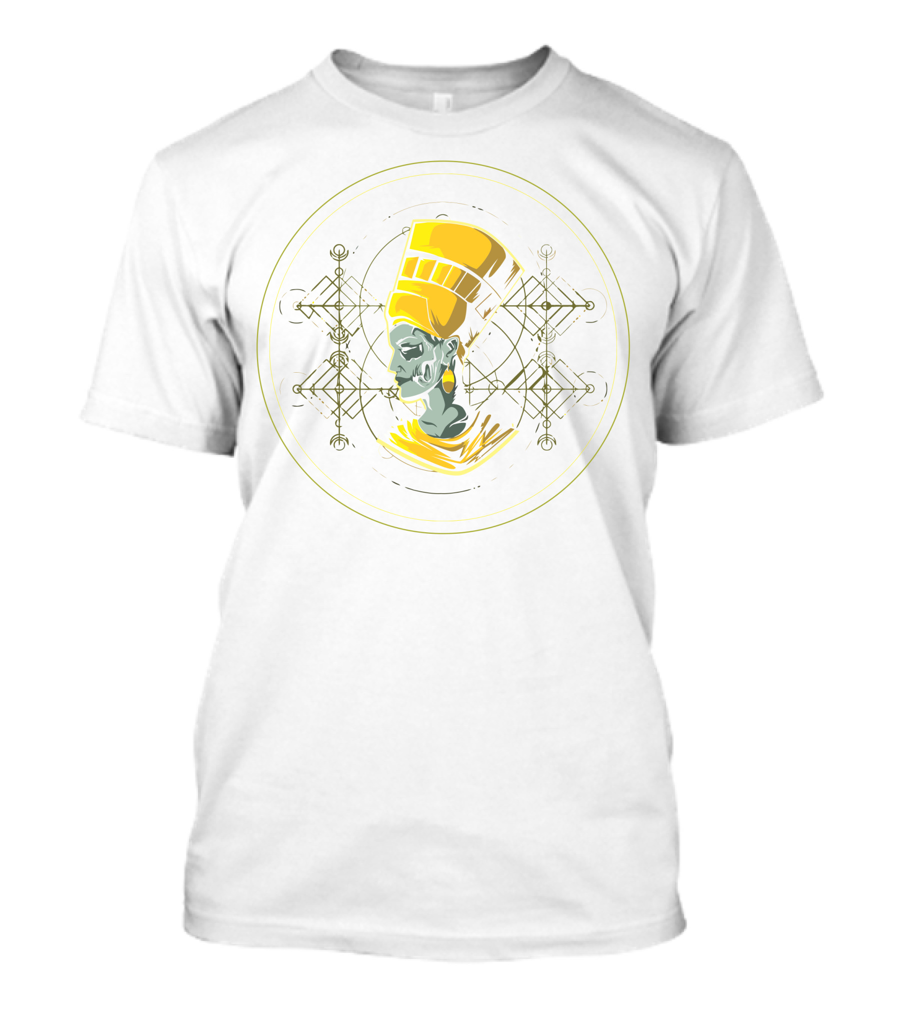 King Egypt Nefertiti Skull Ancient Egyptian Skull Egyptian Mythology T-Shirt