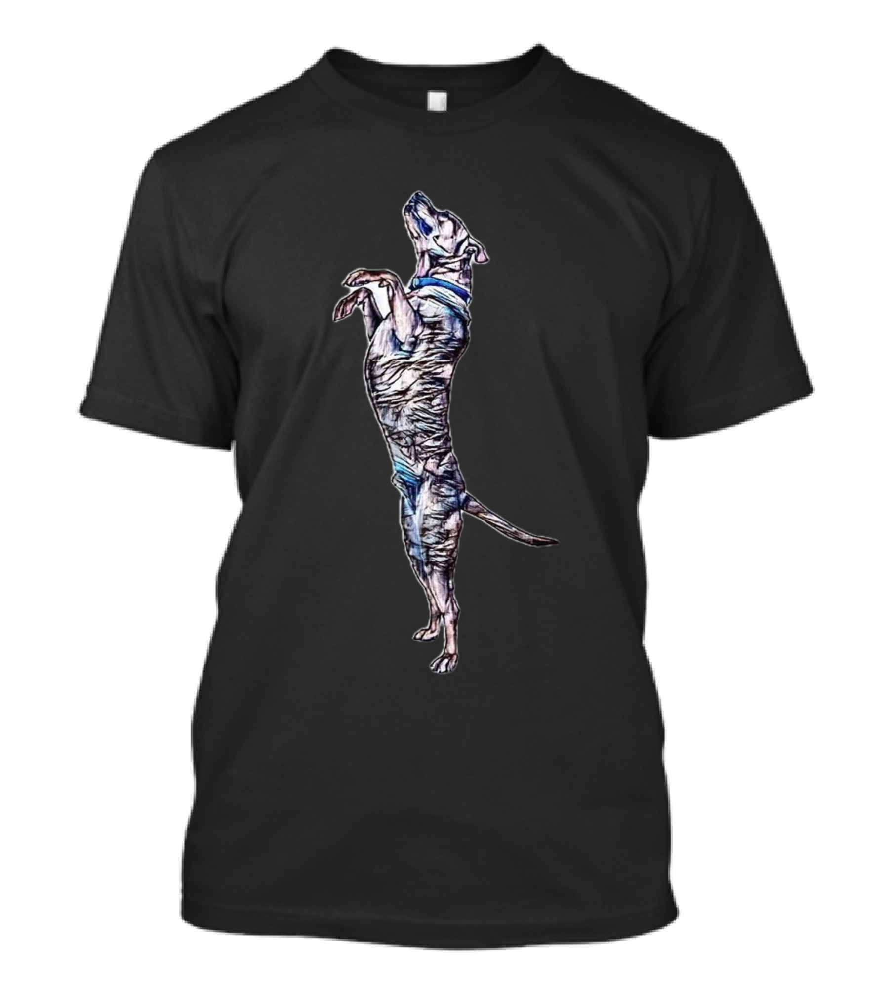 Labrador Retriever And Shepherd Playful Pose T-Shirt
