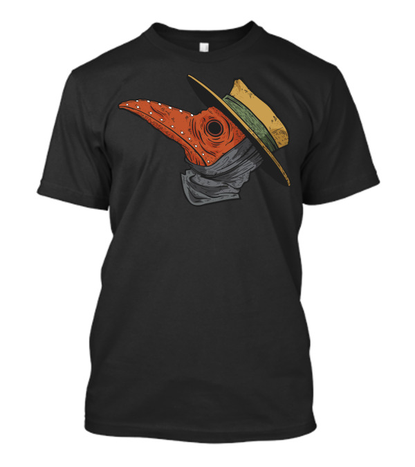 Mask Of Death Plague Doctor Hat And Beak T-Shirt