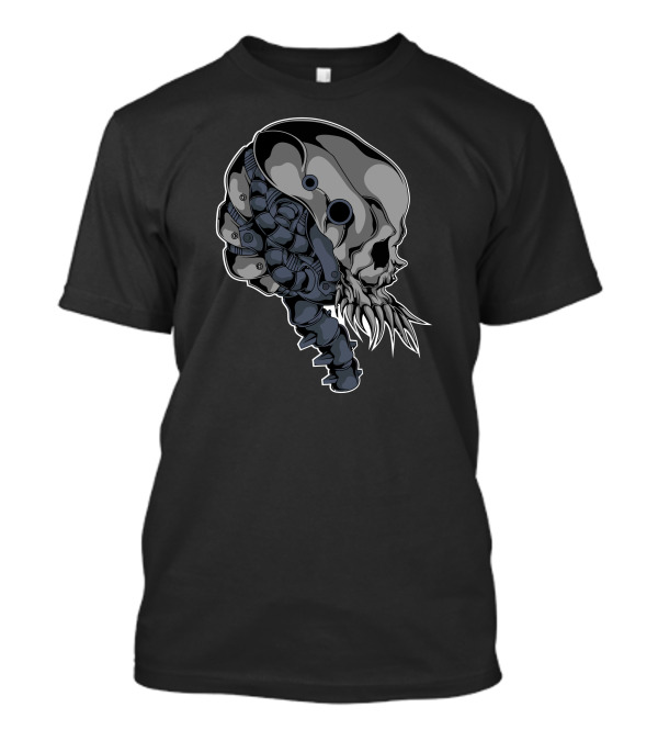 Mechanical Skull Cybernetic Fusion T-Shirt