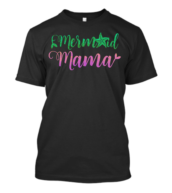 Mermaid Mama Starfish Sparkle Sea T-Shirt