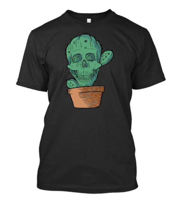 Skull Cactus Monster Plant T-Shirt
