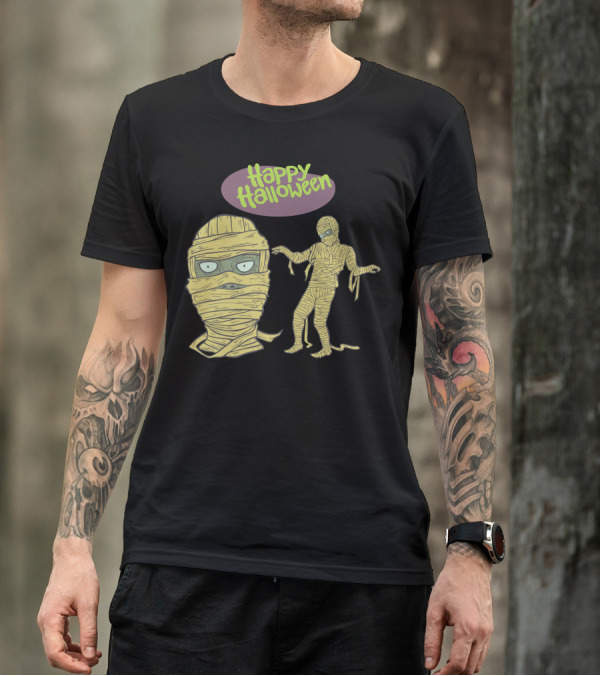 Happy Halloween Mummy Pack T-Shirt