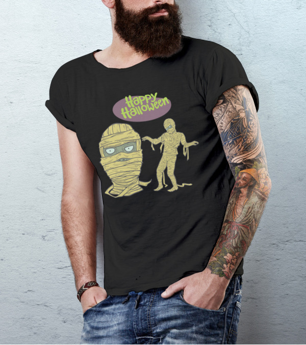 Happy Halloween Mummy Pack T-Shirt