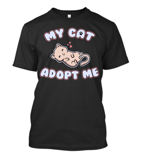 MY CAT PAW ADOPT ME CUTE HEARTS T-Shirt