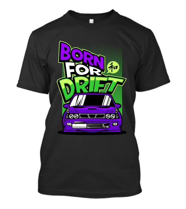 Born For Drift Purple Car T-Shirt