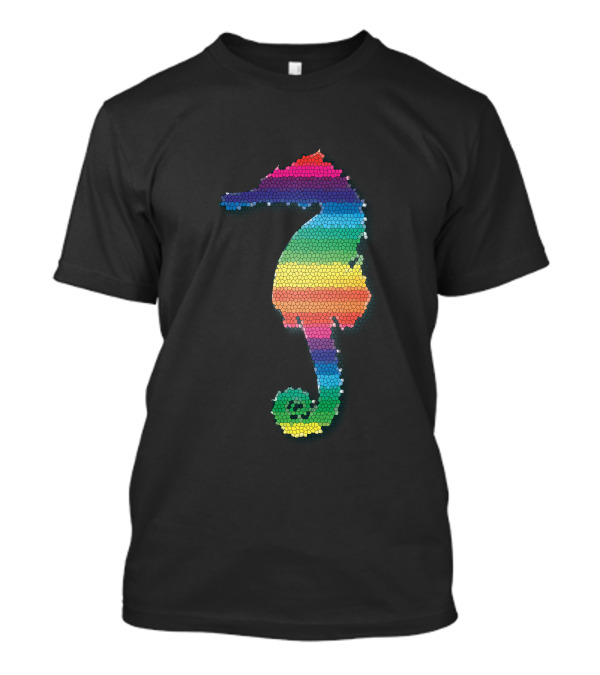 Sea Horse Rainbow Mosaic T-Shirt