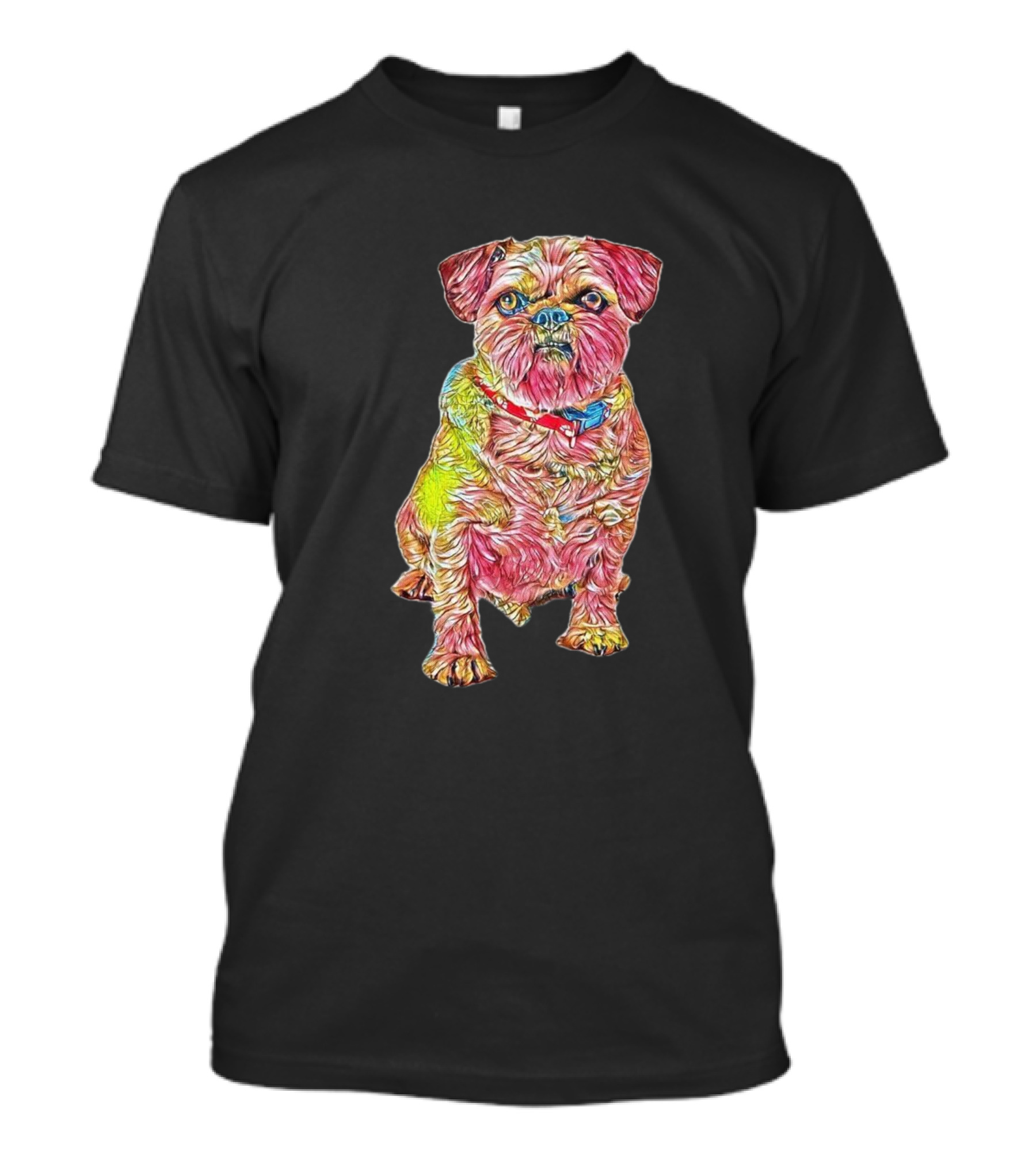Side View Of A Beautiful Wellitting Colorful Dog T-Shirt