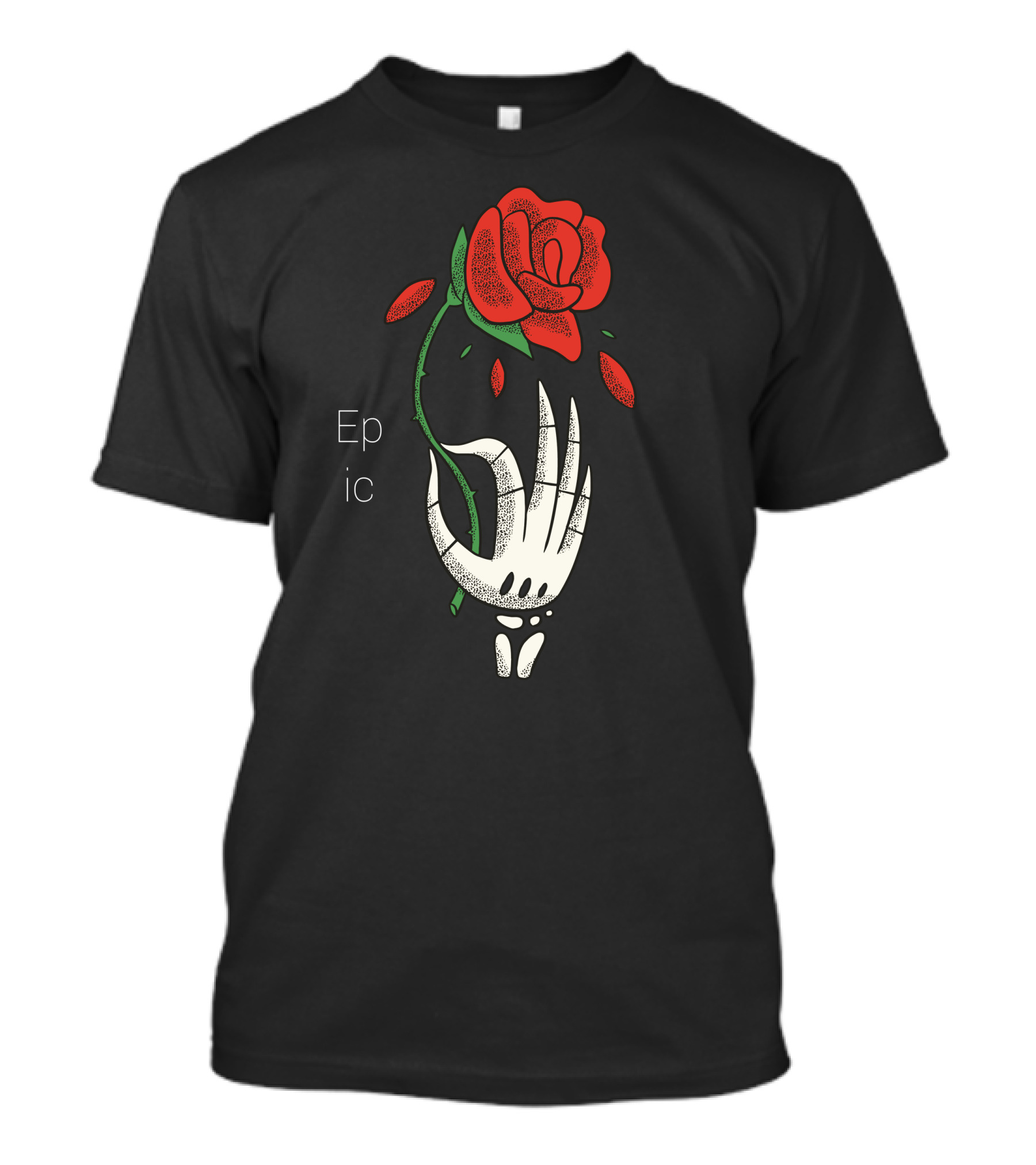 Epic Skeleton Hand Rose T-Shirt