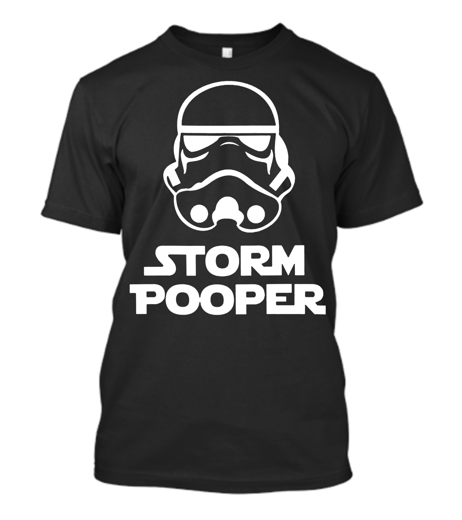 Storm Pooper Stormtrooper Parody Light Side T-Shirt