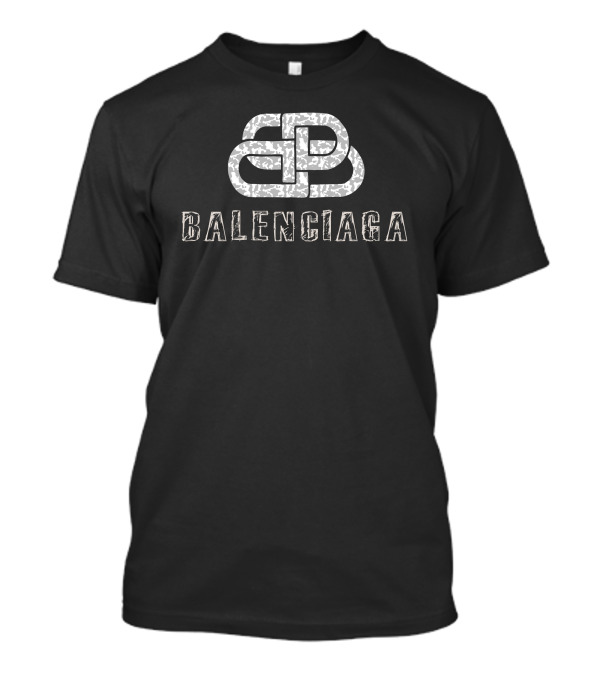 Balenciaga Camouflage Chain Motif T-Shirt