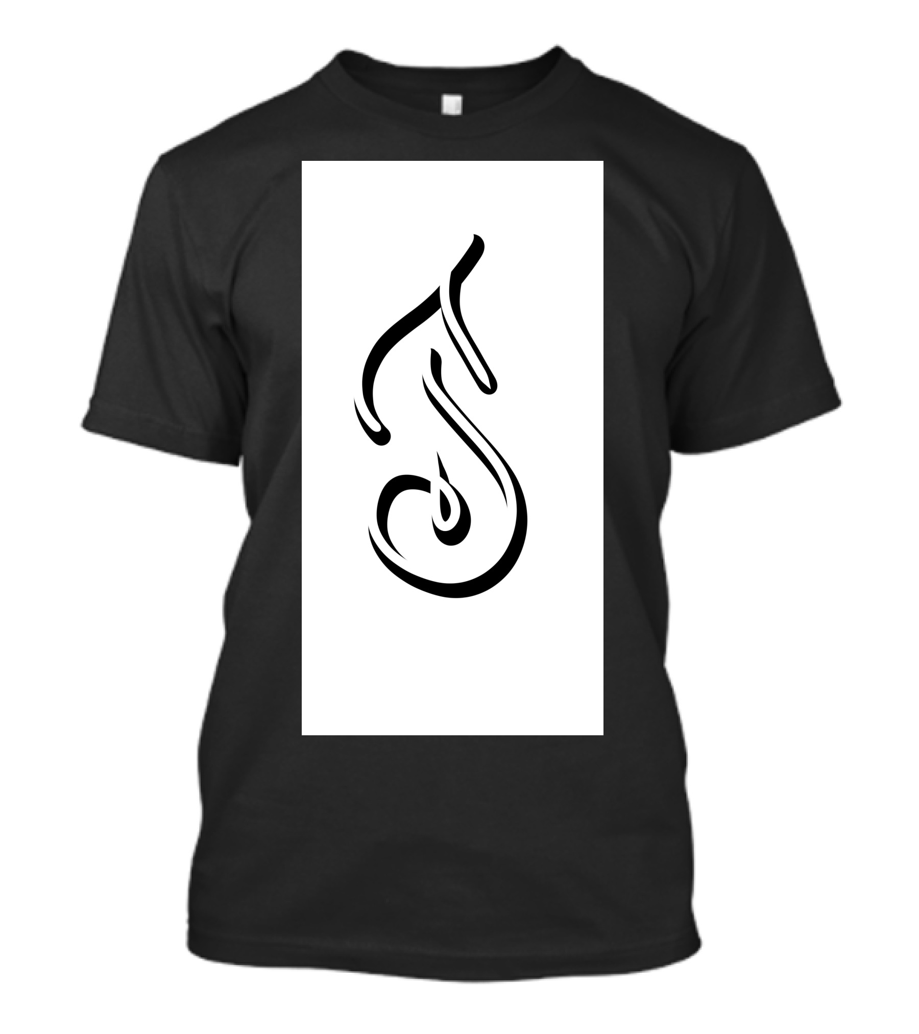 Untitled36 Calligraphic Abstract T-Shirt