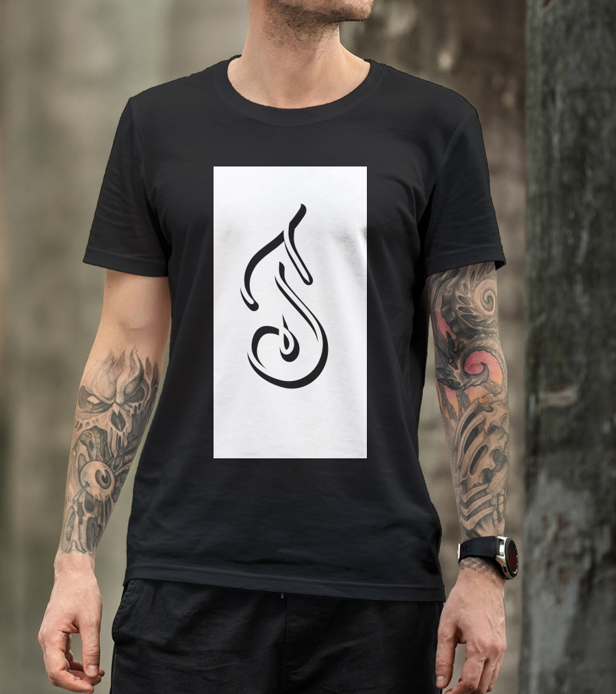 Untitled36 Calligraphic Abstract T-Shirt