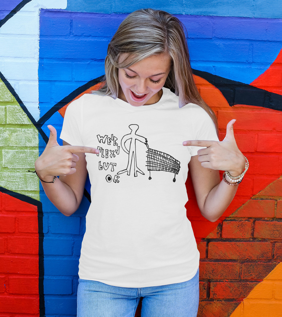 Weird Flex But Ok Graffiti Shopping Cart Doodle T-Shirt