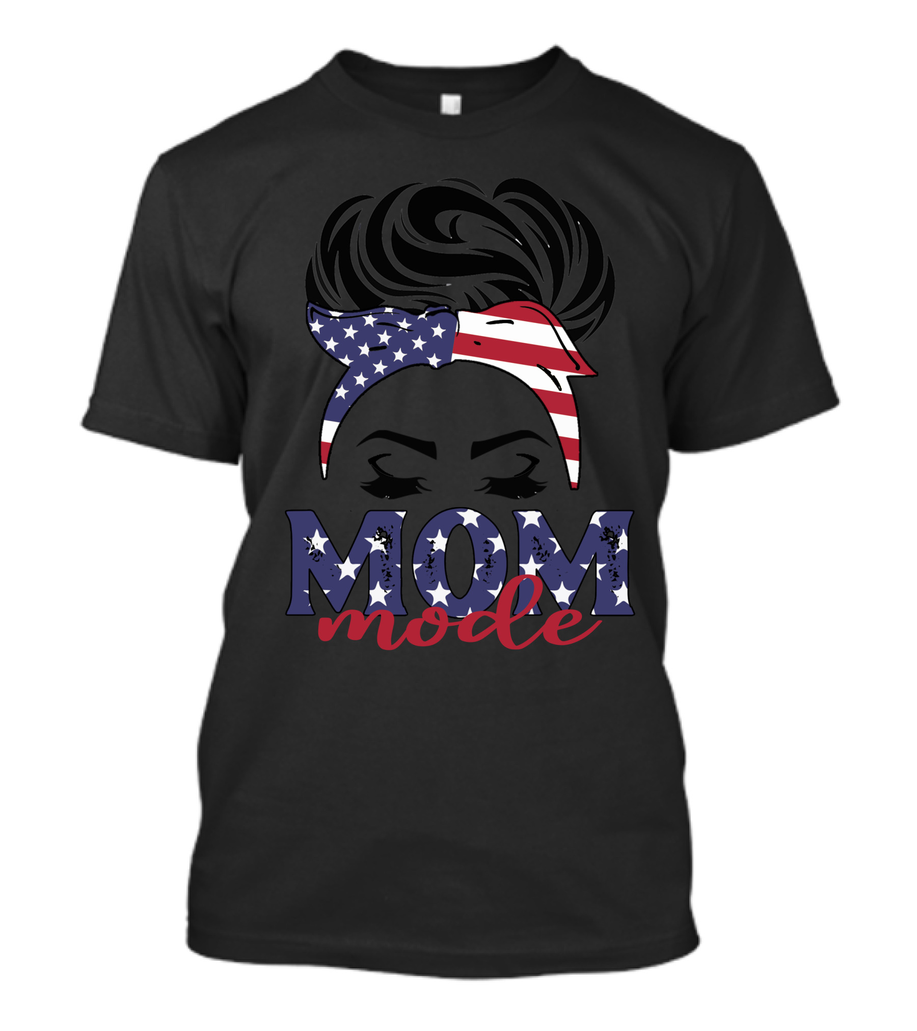 4Th Of July American Mom Mode Patriotic Hair Bandana T-Shirt