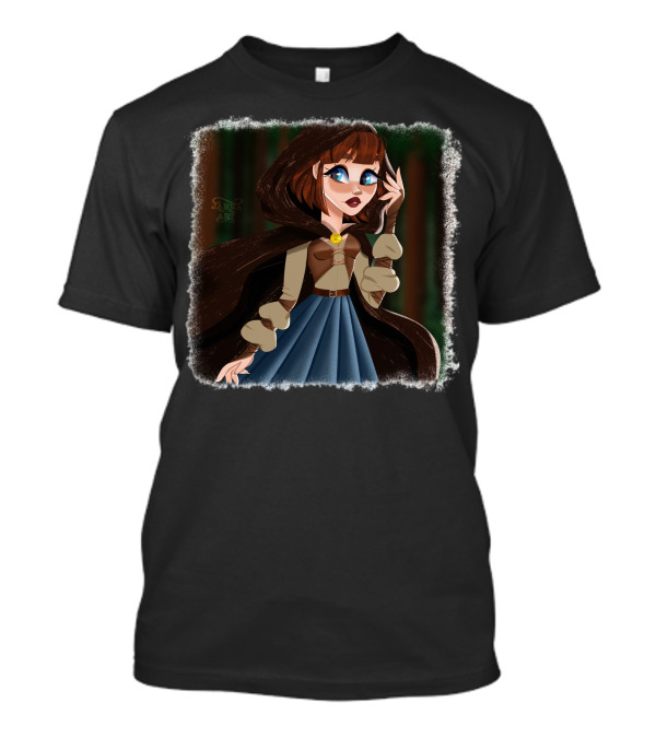 92E653b7 513F 4A6e 995F A3058924164f Mysterious Forest Girl Animation T-Shirt