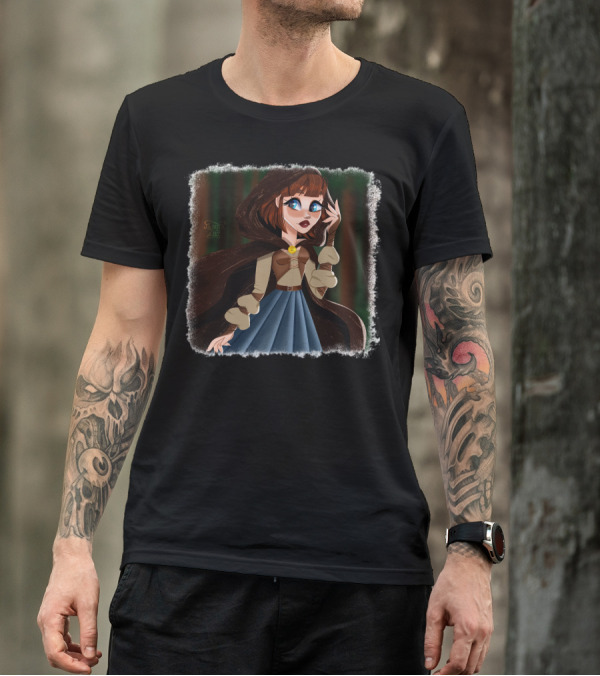 92E653b7 513F 4A6e 995F A3058924164f Mysterious Forest Girl Animation T-Shirt