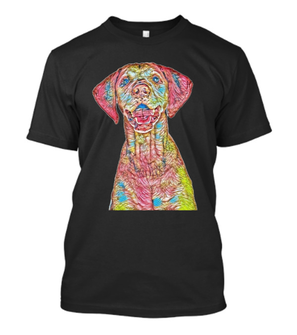 A Close Colorful Dog T-Shirt