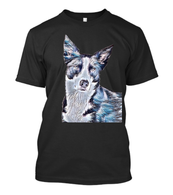 A Closeup Of A Gorgeous Border Collie T-Shirt