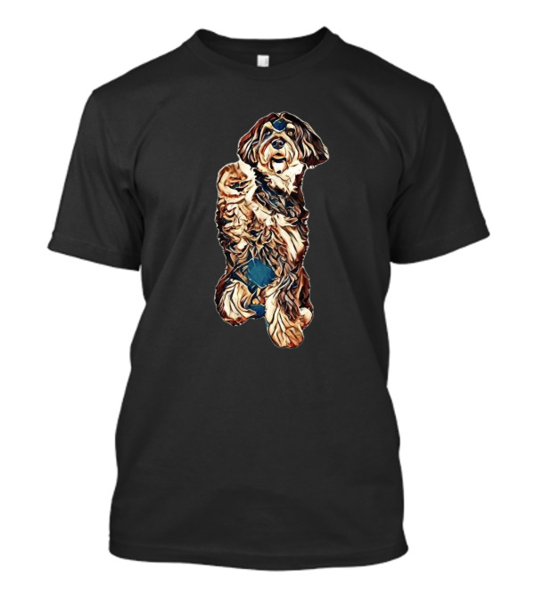A Cute Poodle Mix Breed Dog T-Shirt