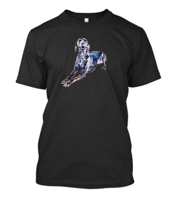 A Very Happy Weimaraner Dog Artful T-Shirt