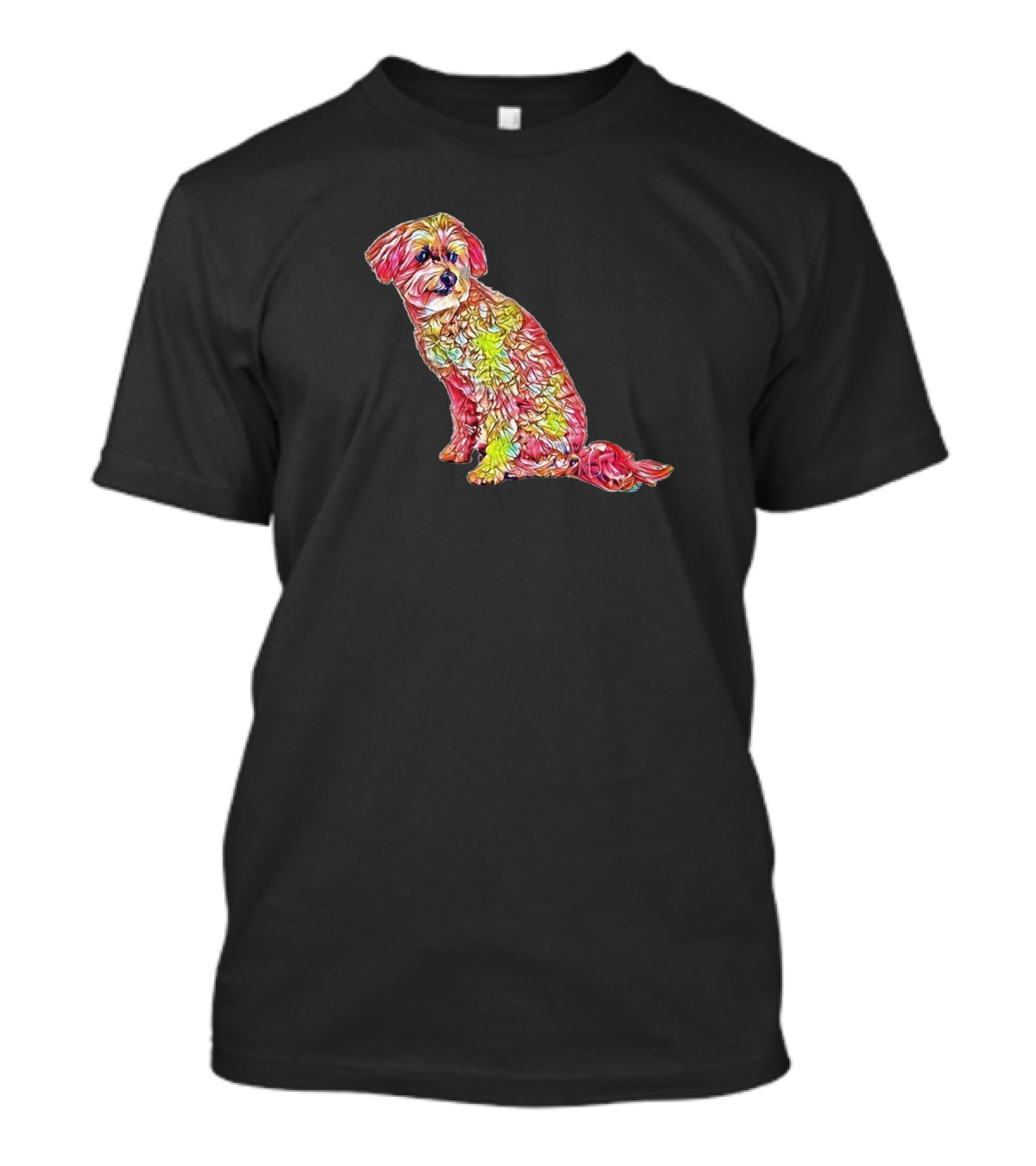 Alert Colorful Maltese And Poodle Mix T-Shirt