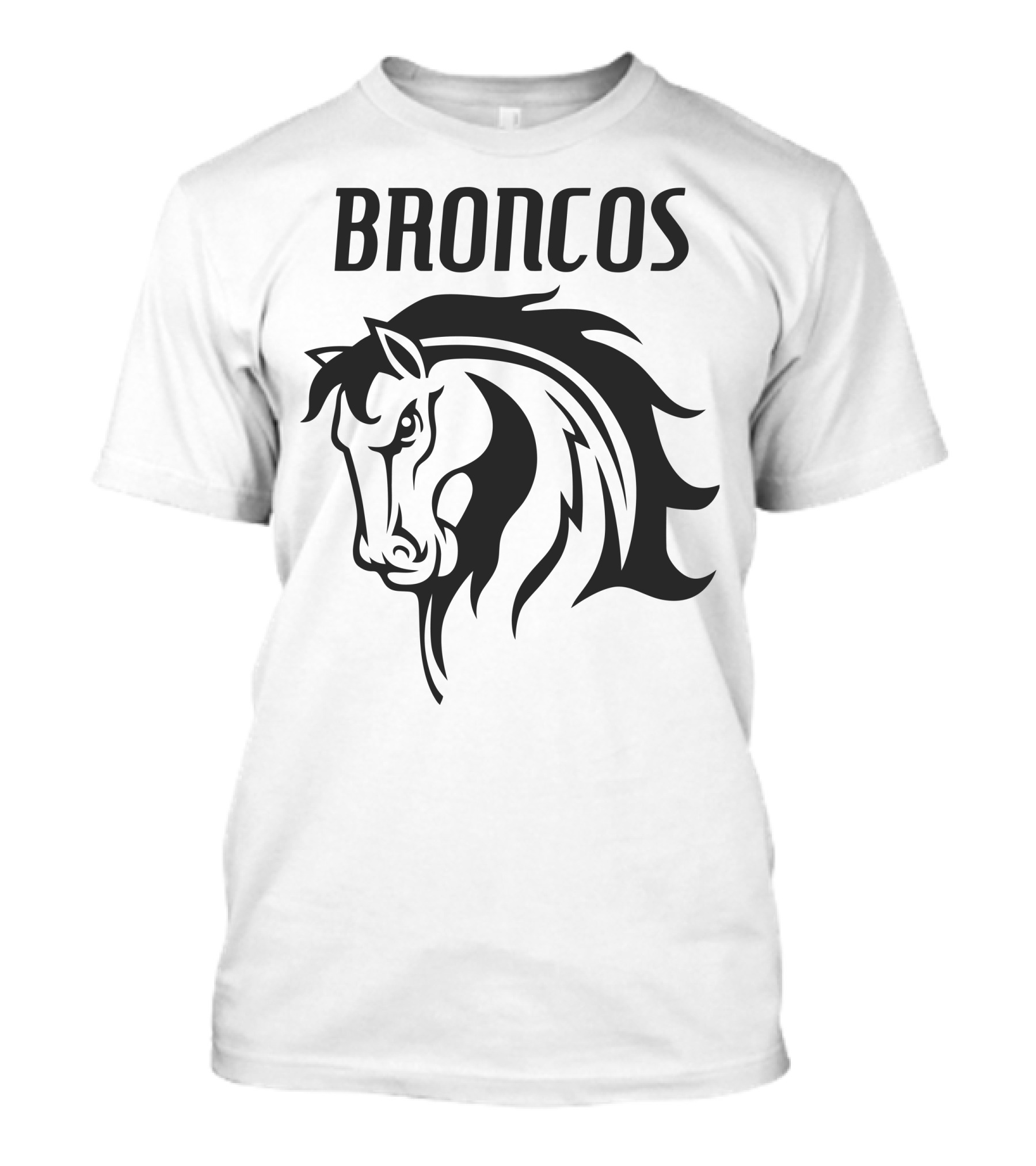 Broncos Stallion Horse T-Shirt