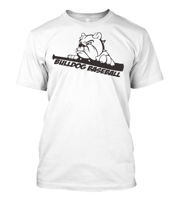 Bulldog Baseball Funny Animal Bat T-Shirt