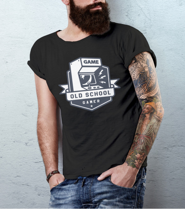 Game Old School Gamer Arcade Machine T-Shirt