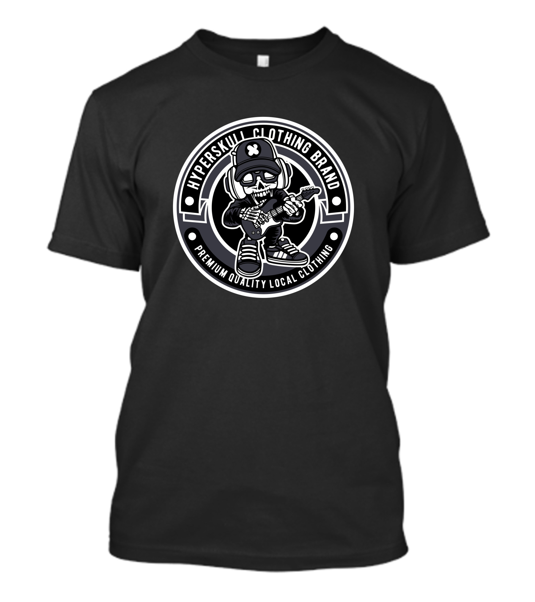Hyperskull Clothing Brand Local Clothing Badge T-Shirt