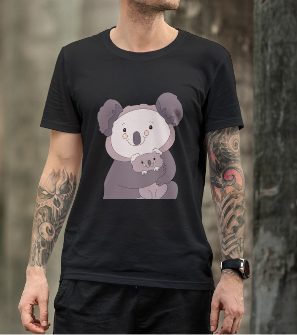 Mommy Koala Hugging Baby Koala T-Shirt
