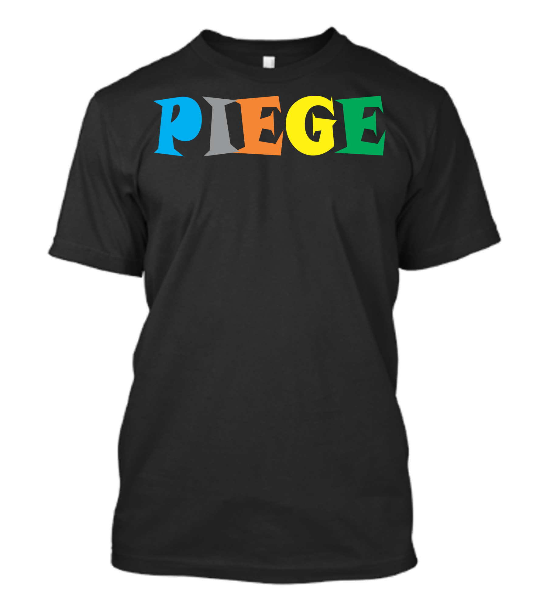 PIEGE Colorful Block Letters T-Shirt