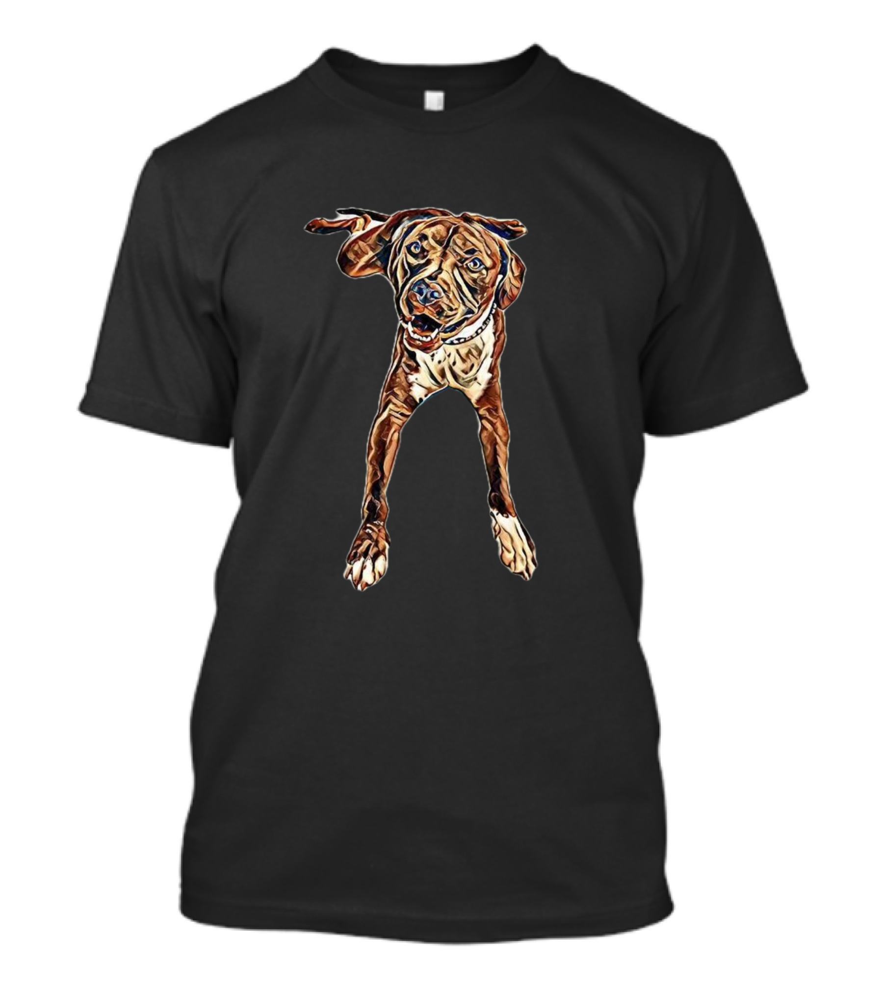 Pit Bull Dog With A Happy Smile T-Shirt