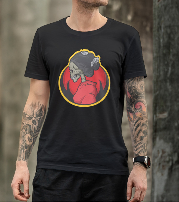 Skull Kimono Geisha Skeleton T-Shirt