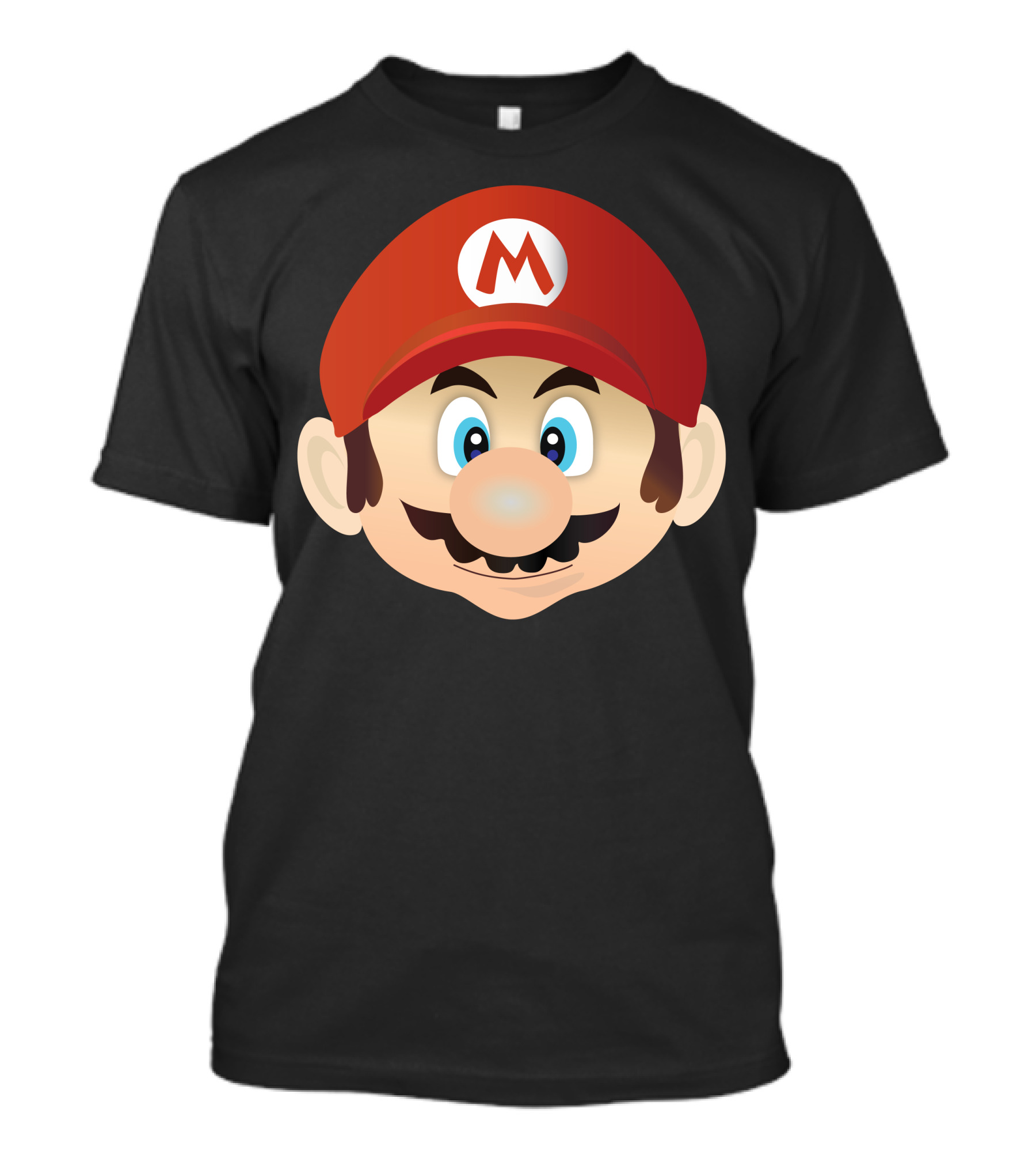 Supermario Iconic Red Cap Character Face T-Shirt