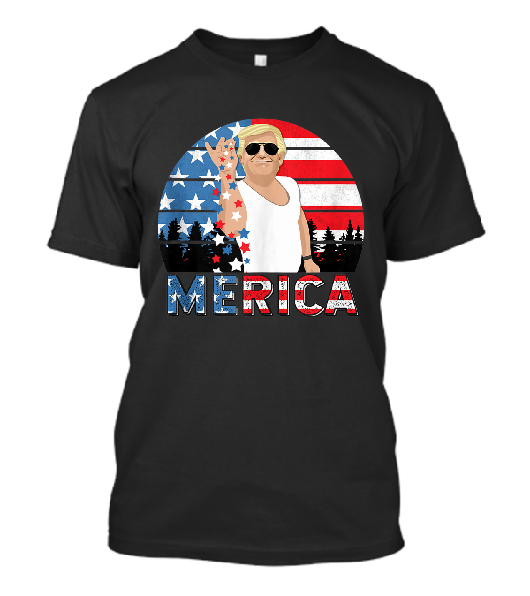 Trump Bae Funny 4th Of July Merica Salt Freedom T-Shirt