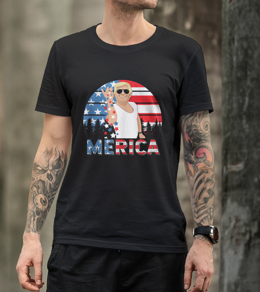 Trump Bae Funny 4th Of July Merica Salt Freedom T-Shirt