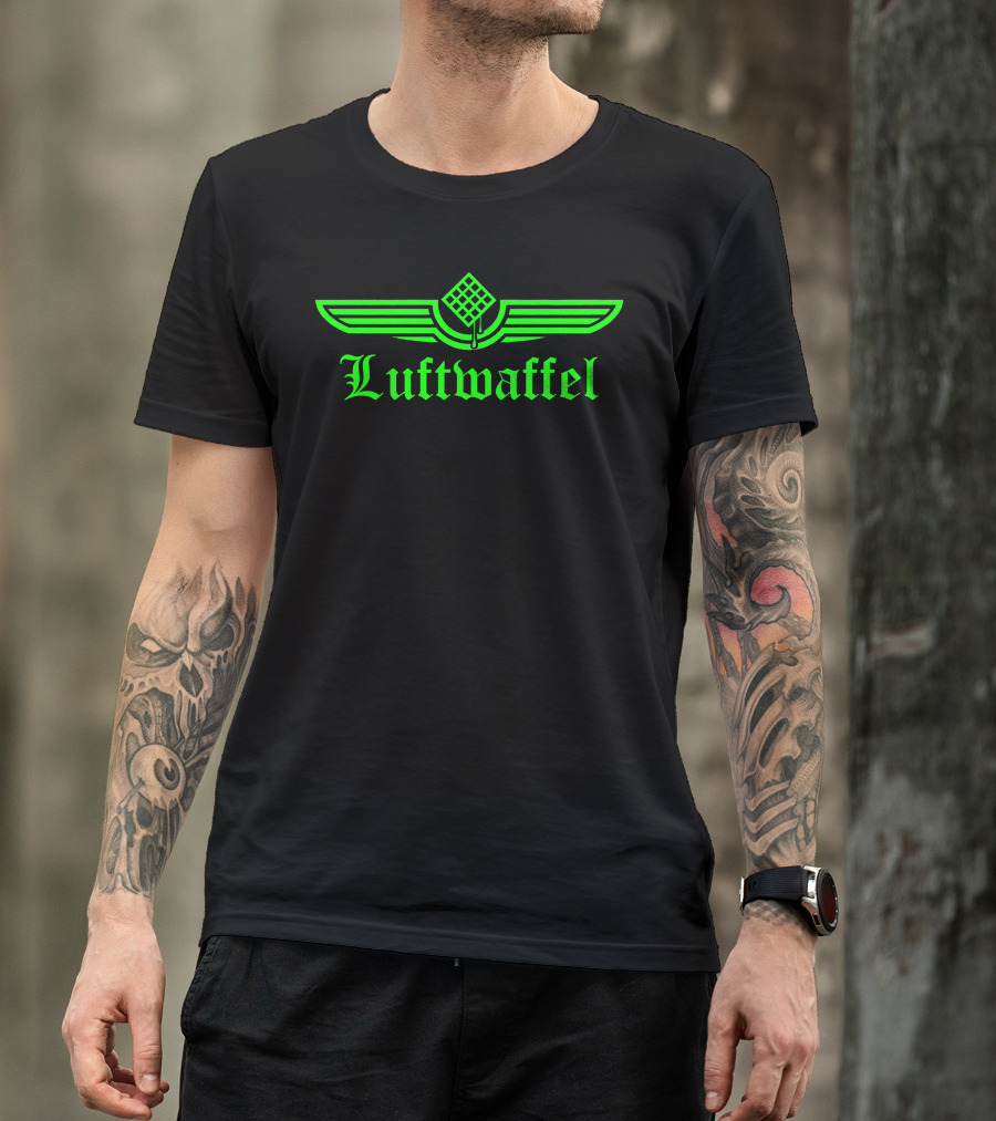 Luftwaffel Winged Waffle Emblem T-Shirt
