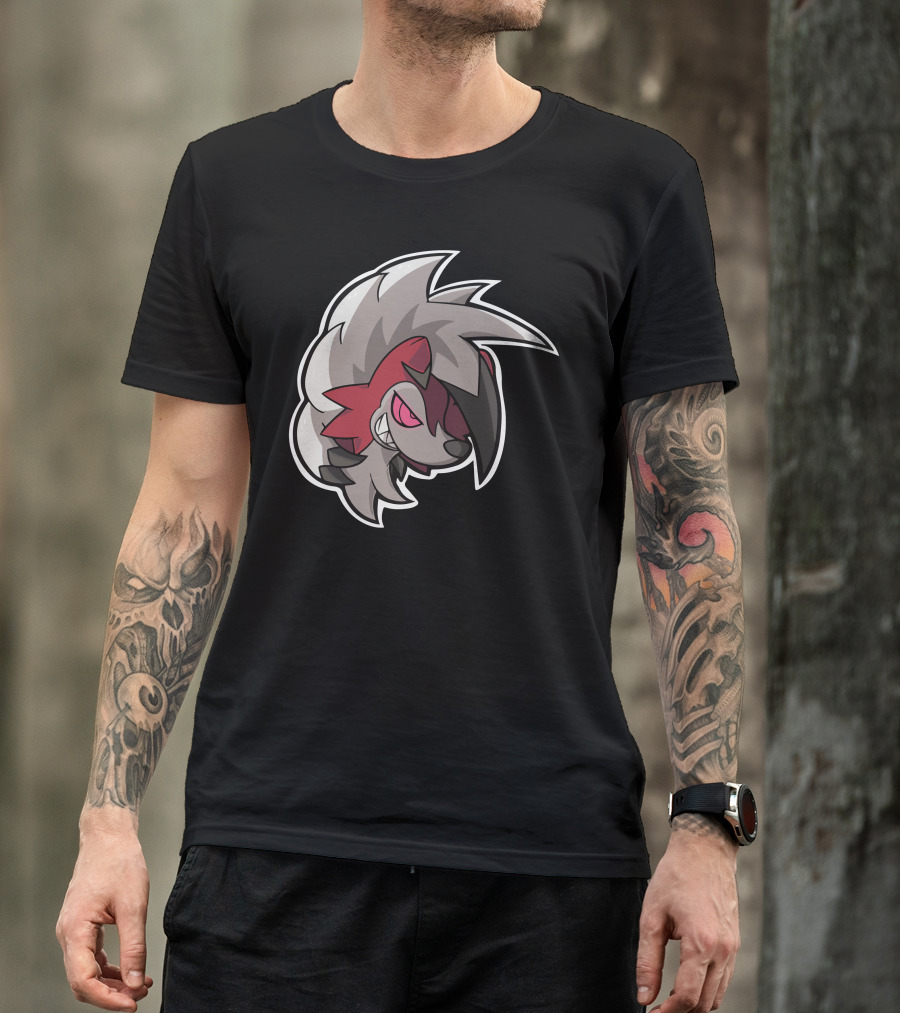 Lycanroc Midnight Form Pokémon Image T-Shirt