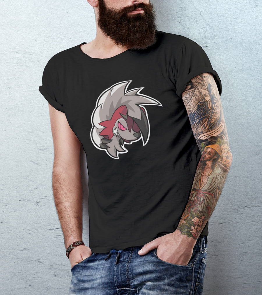 Lycanroc Midnight Form Pokémon Image T-Shirt