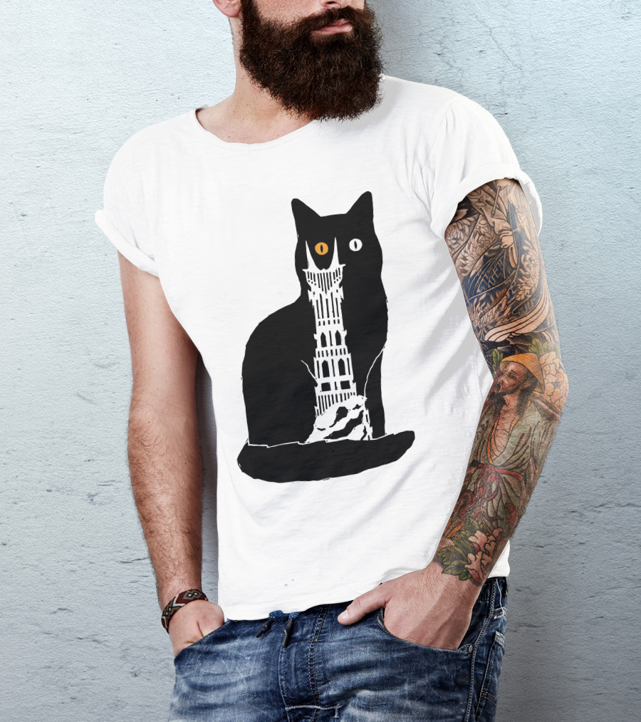 Barad Purr Eye Of Sauron Cat T-Shirt
