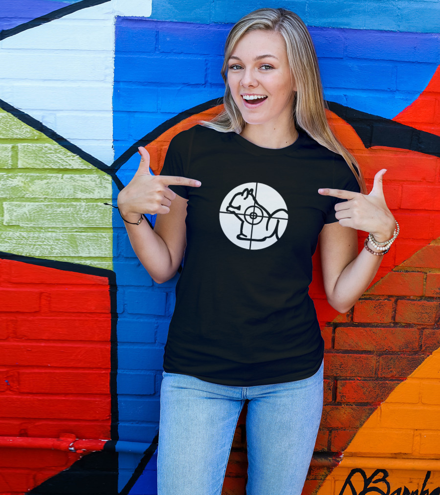Dead Squirrel Crosshairs Target T-Shirt