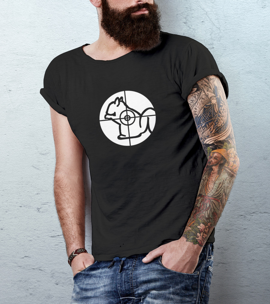 Dead Squirrel Crosshairs Target T-Shirt