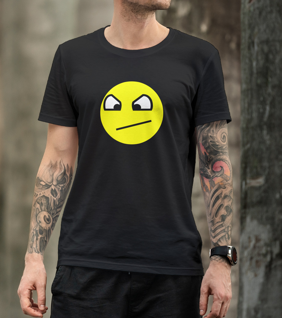 Do Not Want Angry Awesome Face Emoji T-Shirt