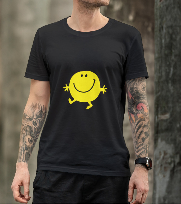 MR. HAPPY Dancing And Smiling Icon With Yellow Character T-Shirt