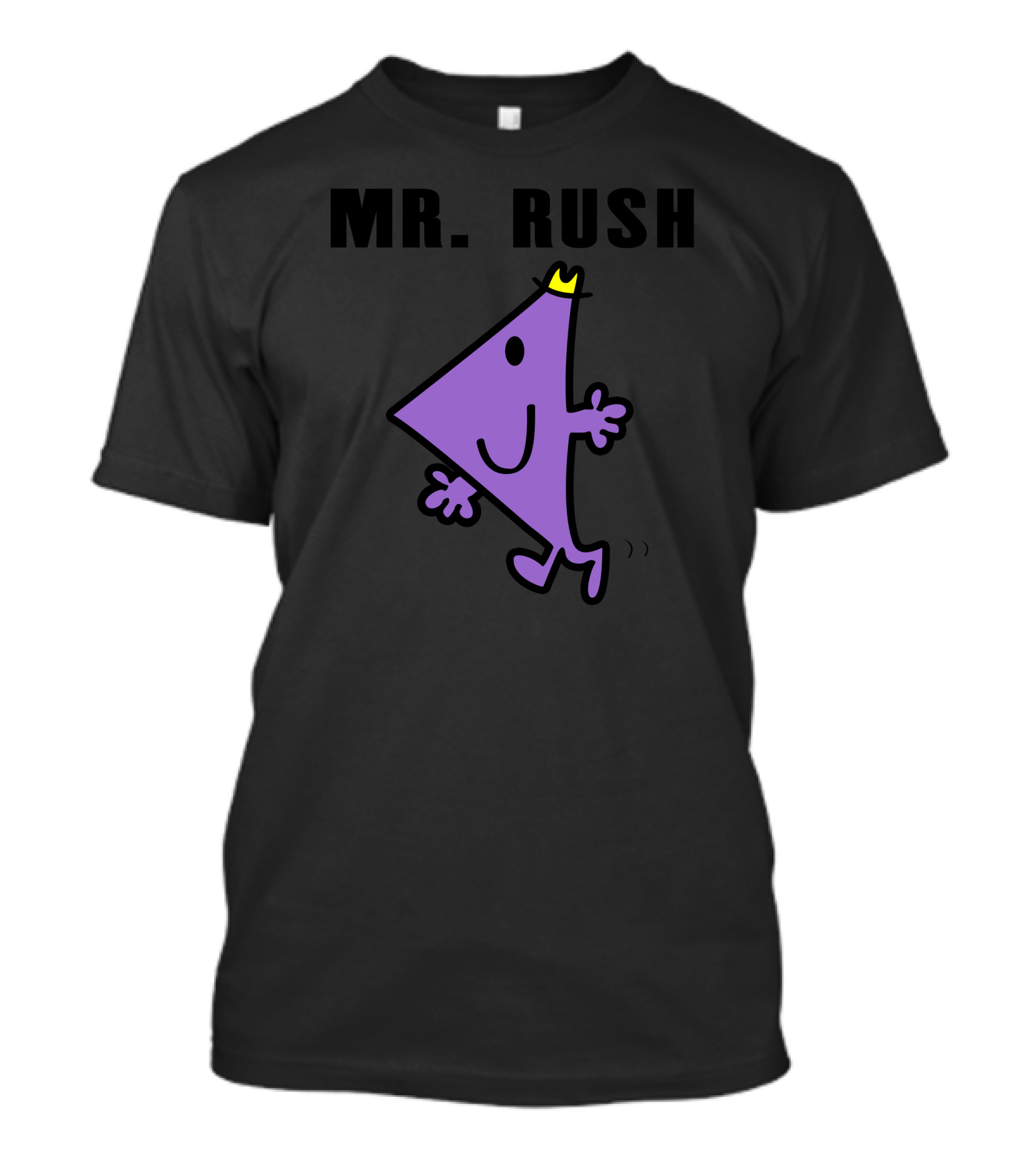 Mr. Rush Quick Mr Rush Pace Triangle Character T-Shirt