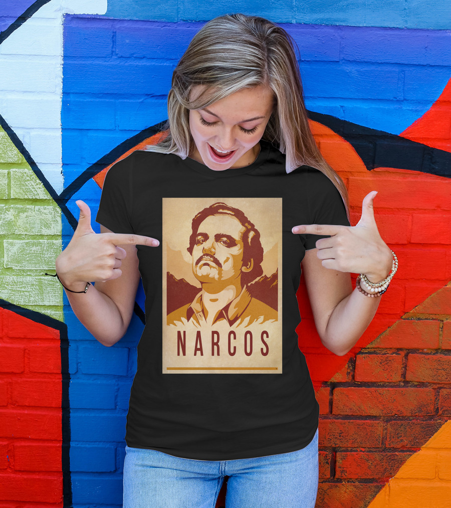 Narcos Pablo Escobar Retro Propaganda T-Shirt