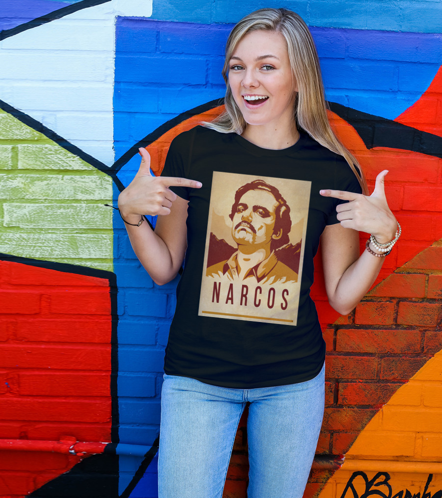 Narcos Pablo Escobar Retro Propaganda T-Shirt