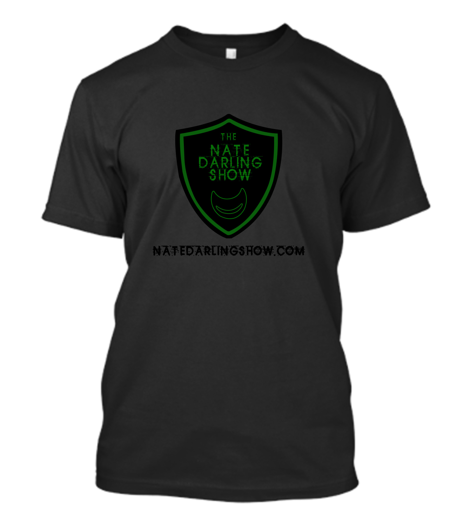 The Nate Darling Show Shield Natdarlingshow.com T-Shirt