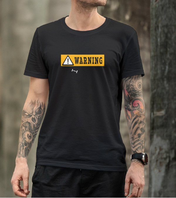 WARNING May Obsessively Check Fantasy Football Scores T-Shirt